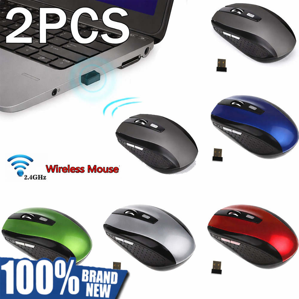 Wireless Mouse PC MAC/Laptop Computer  MULTIPLE COLORS NEW
