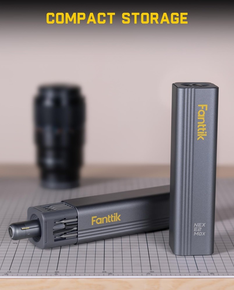 Precision Electric Screwdriver - Mini Size, 3 Torque Settings, USB-C Charging