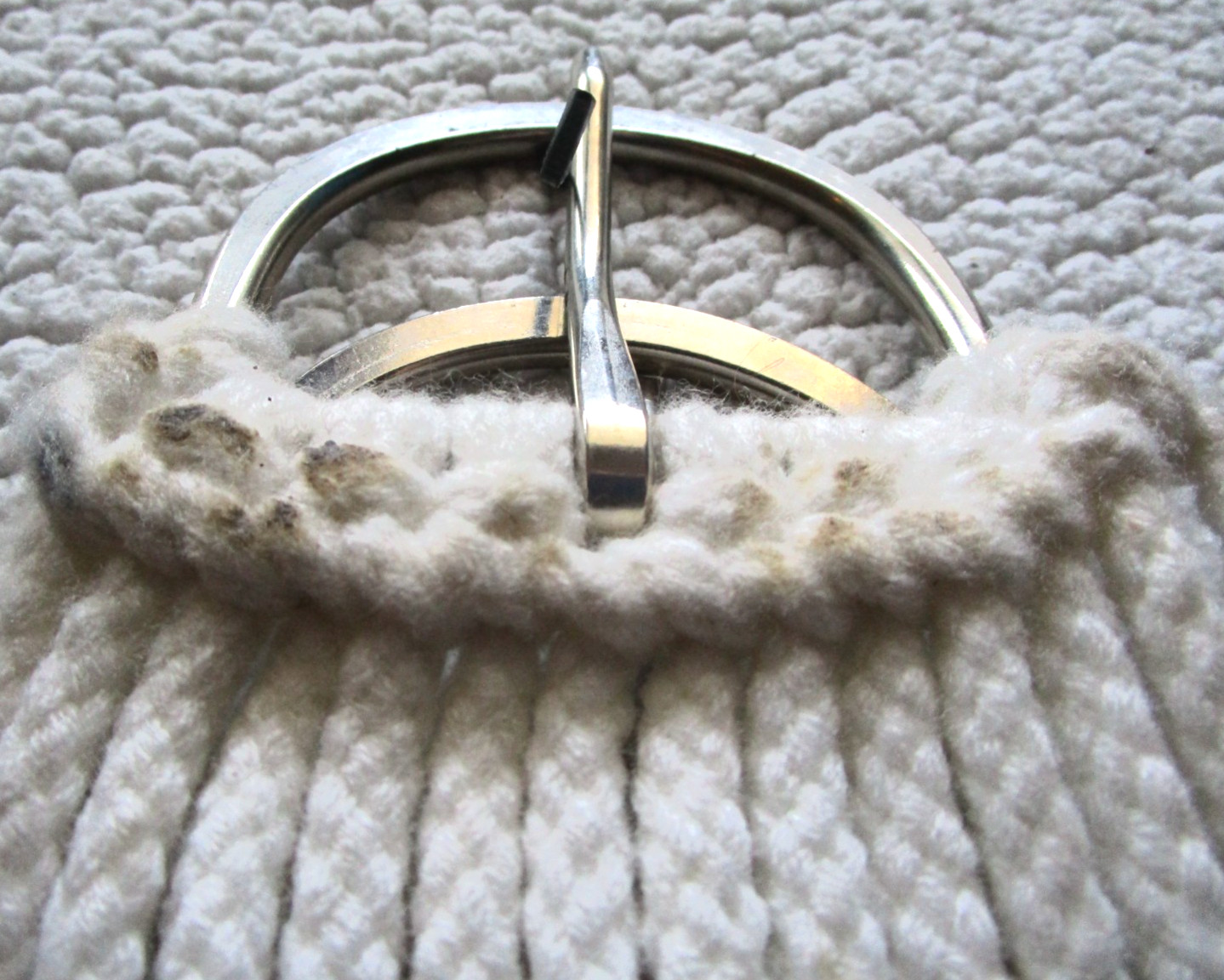 3 WESTERN ROPE CINCHES WHITE, GREEN AND BROWN 29 29 27.5''