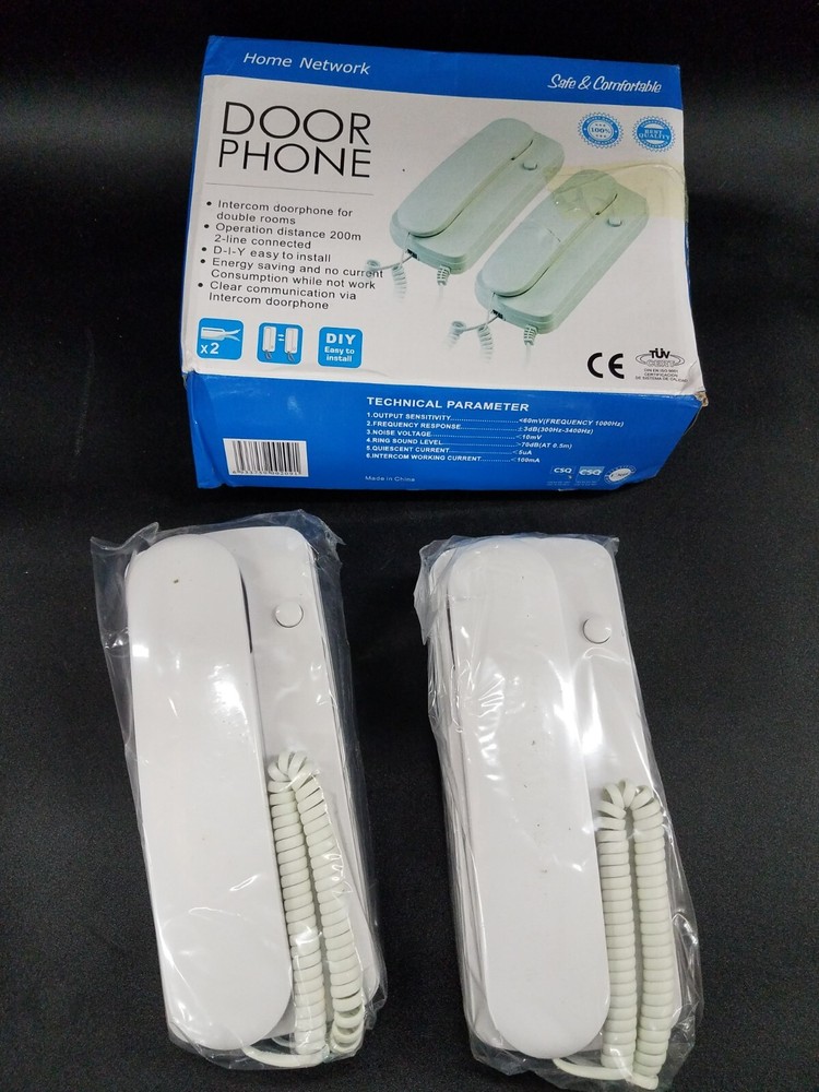 Door Phone Home Network Model TL-109DC Intercom For Double Rooms