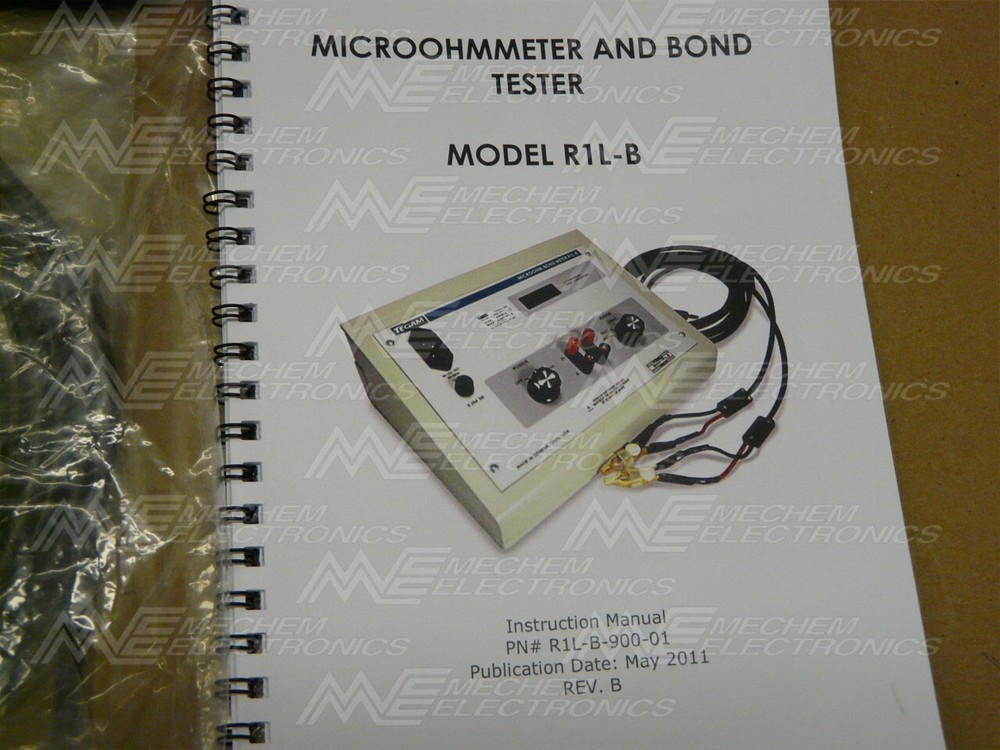 TEGAM R1L-B MicroOhm / Bond Meter. New!