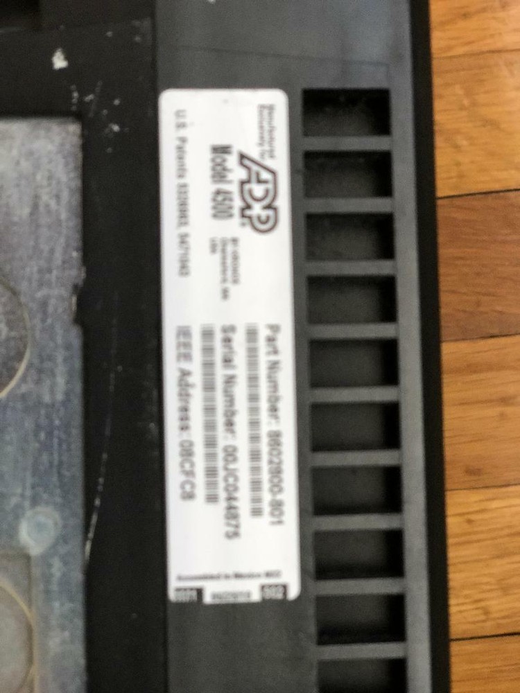 ADP 4500 B/C ETHERNET Time Clock by Kronos 8602800-801