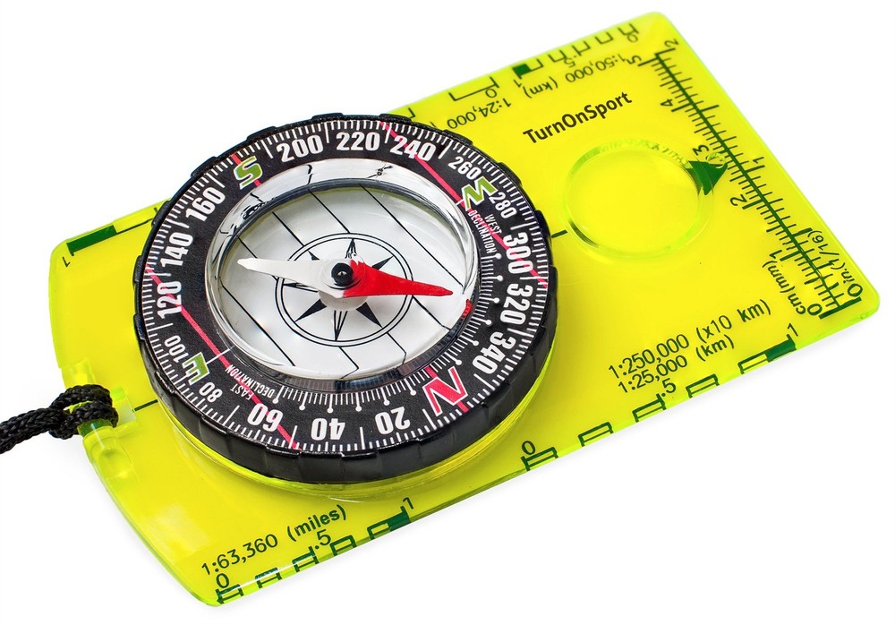 Orienteering Compass  Hiking Backpacking Compass  Advanced Scout Compass for ...