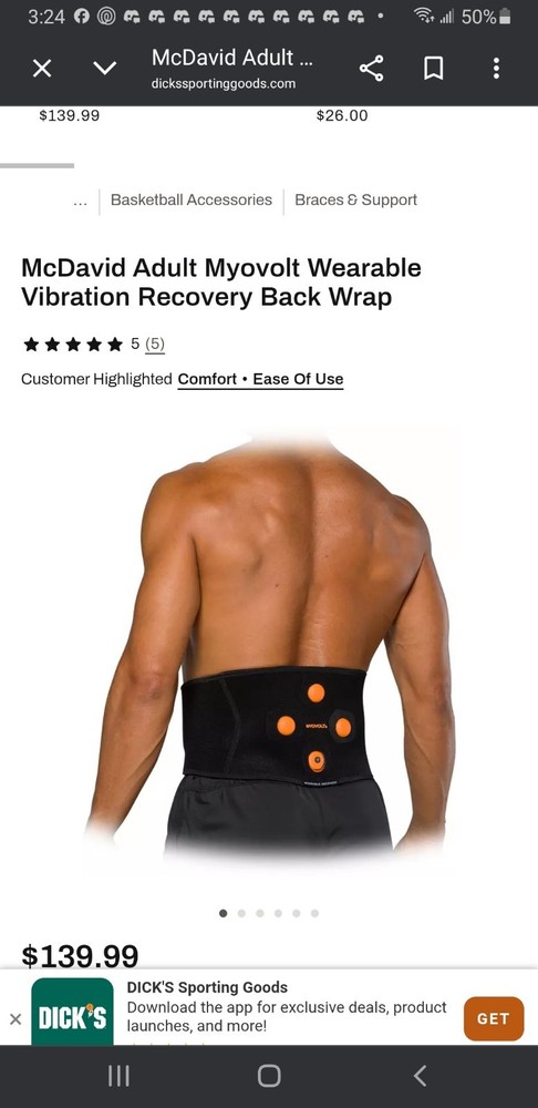 Vibration Back Wrap Therapy