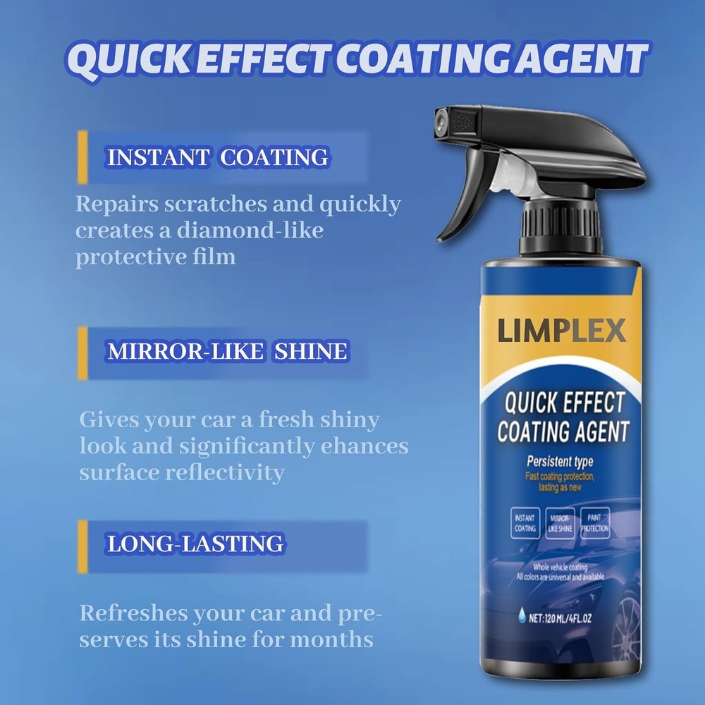 Coating Spray, Quick Effect Agent for Car, German Car 1pc