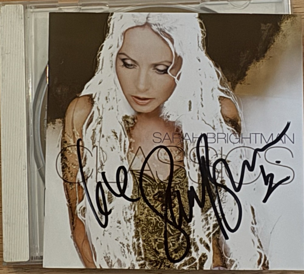 Sarah Brightman,  Signed Autographed , Cd , Classics ￼