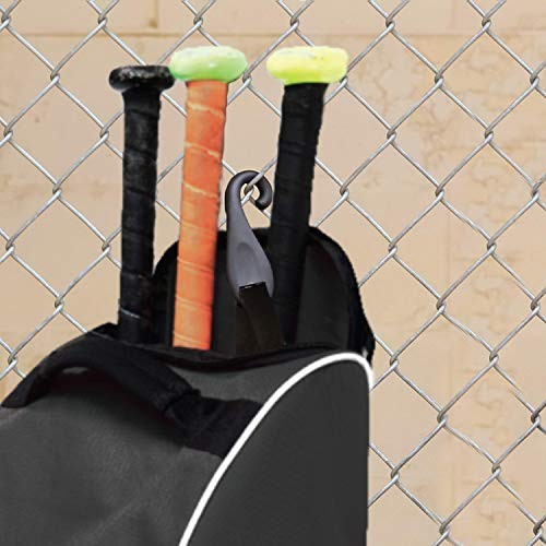 Rolling Baseball Bag Black