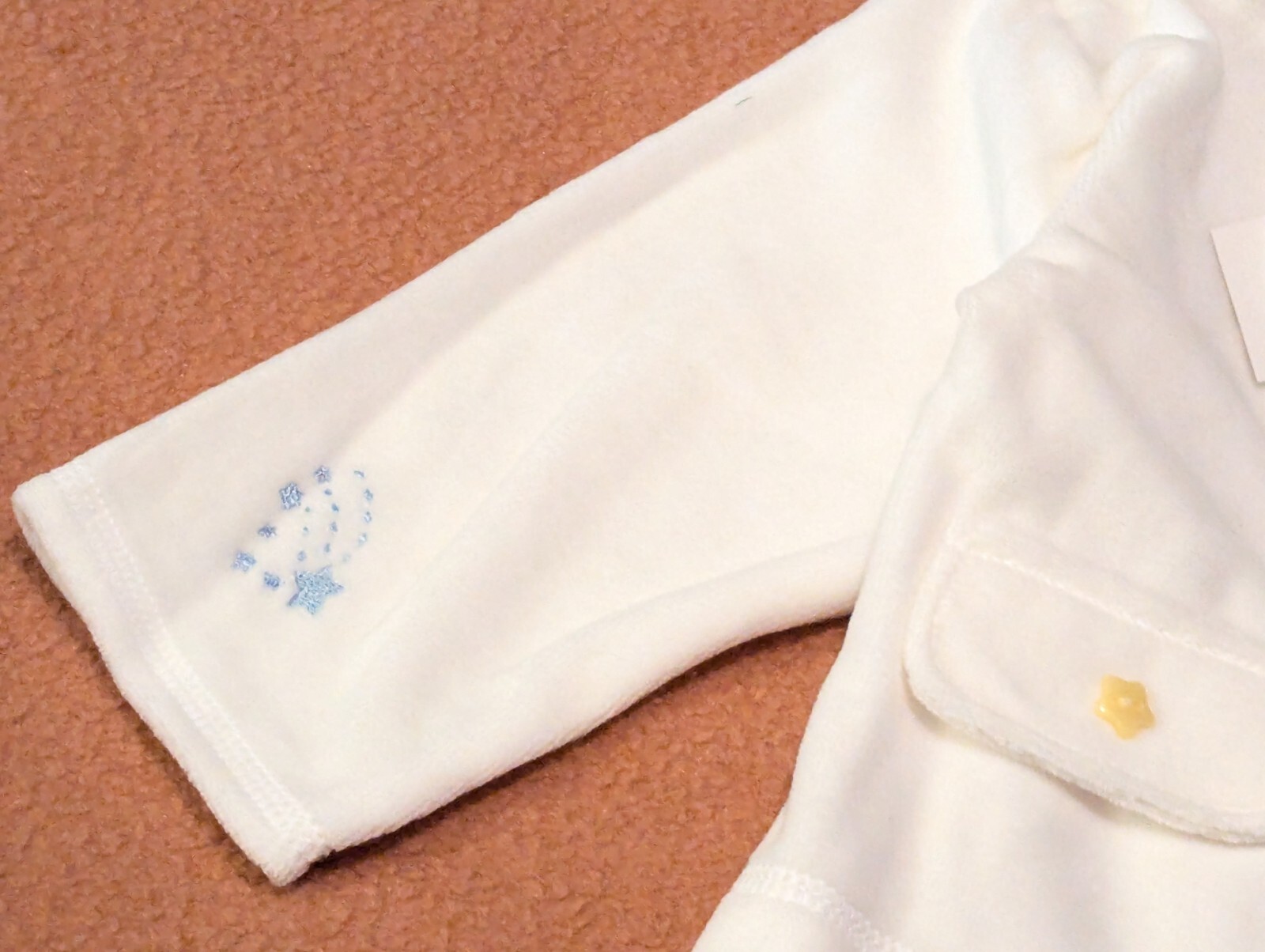 Vtg Disney Winnie The Pooh Embroidered Baby Jacket Velour 9 mos NWT