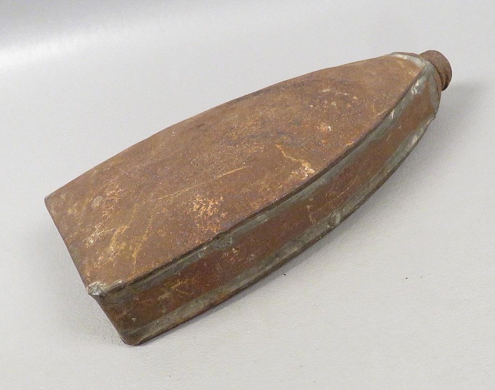 Vintage UNUSUAL GUN POWDER CAN Muzzleloader Rifle ANTIQUE Muzzleloading Part