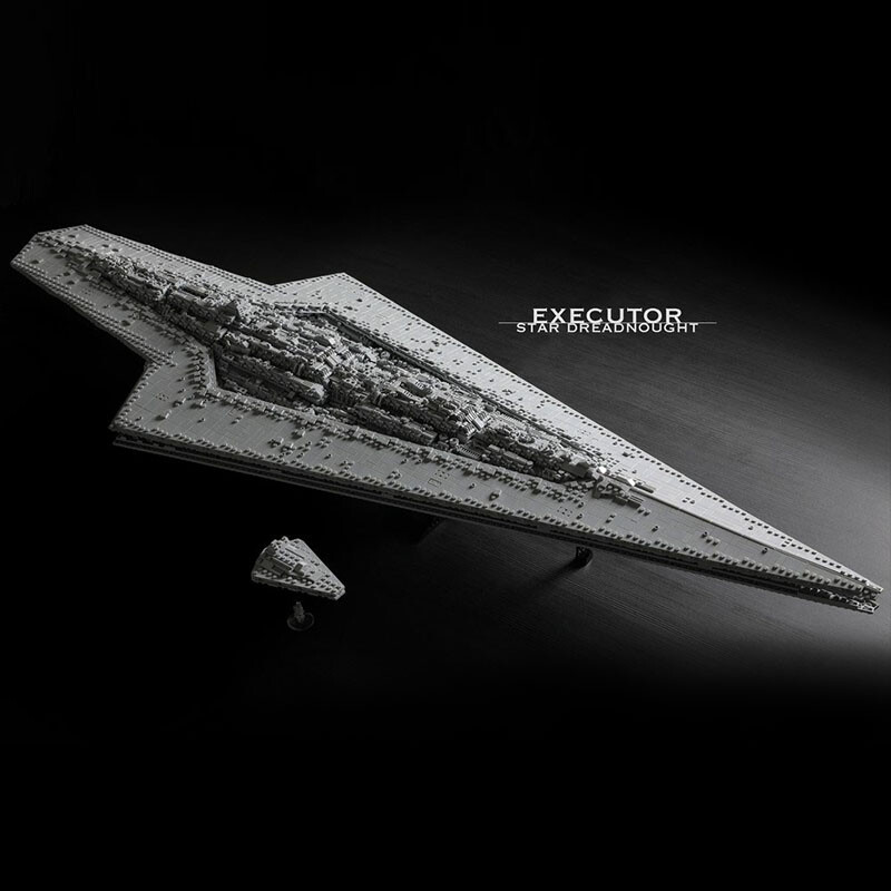 YOUFOY Executor class Star Dreadnoughts Ship 7284 Pieces Building Kit Set