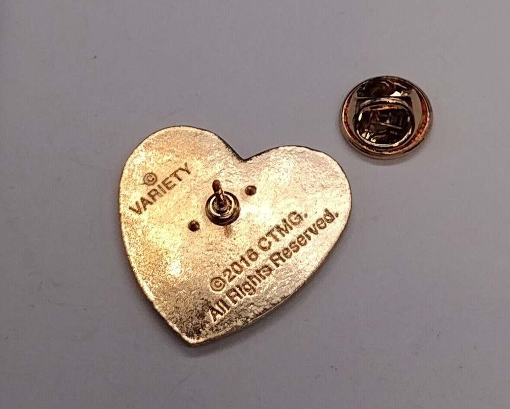 Smurf Character Blue Heart Lapel Pin
