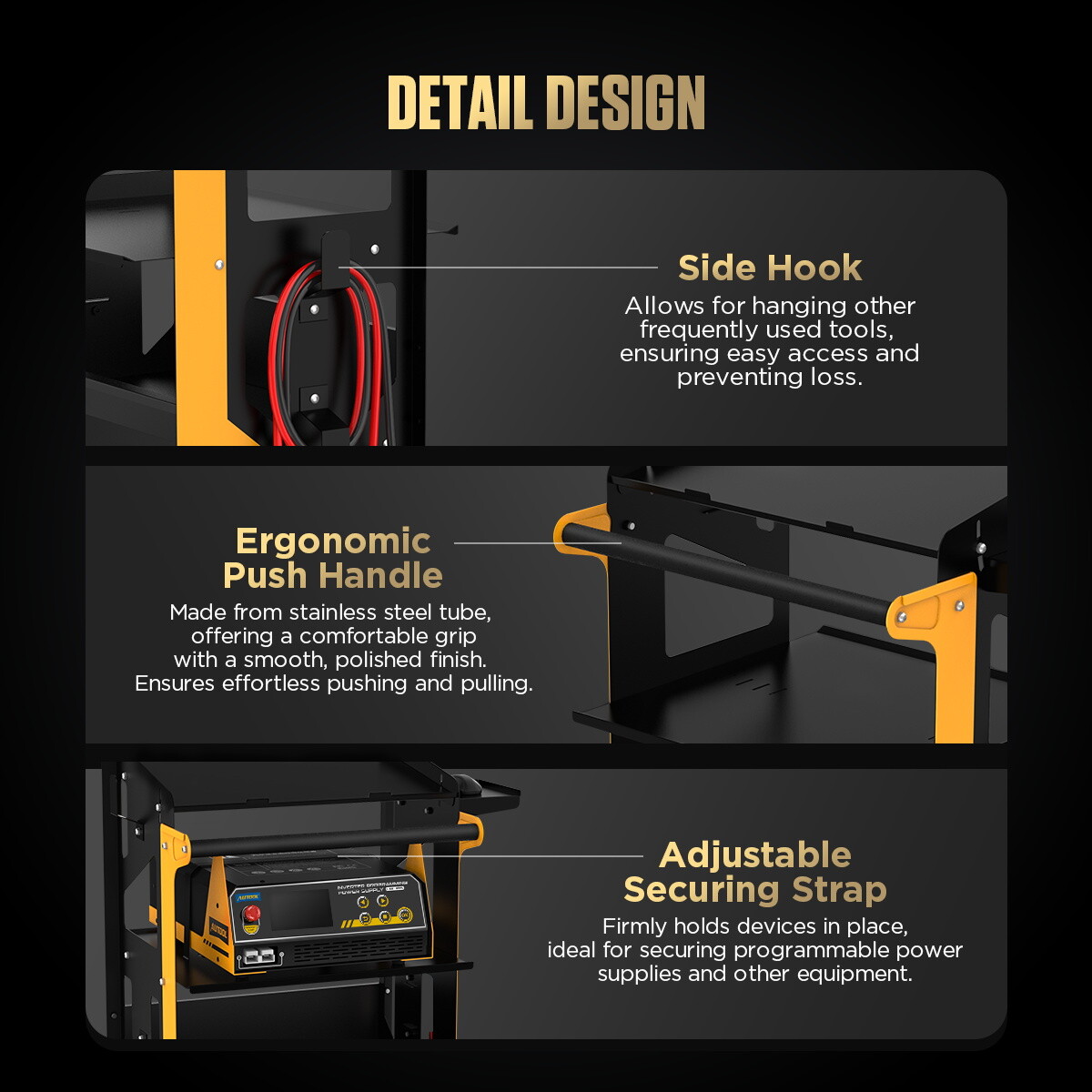 Automotive Diagnostic Service Rolling Trolley Mechanics Rolling Cart Workshops