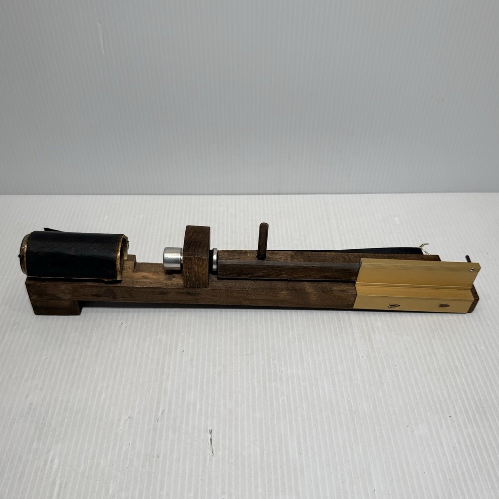 Vintage 1960’s Texas Native Inertia Nutcracker Original Box + Instructions Oak