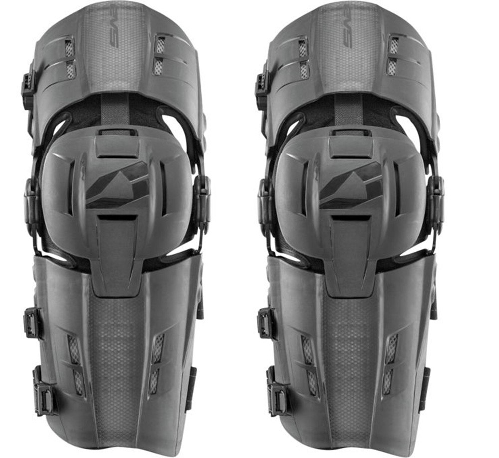 EVS RS9 Pair Knee Braces Black