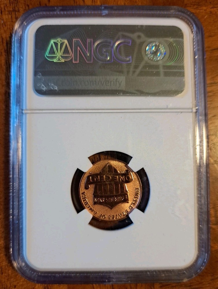 2019-W 1C First "W" Reverse Proof Cent FDOI NGC REVERSE PF70 RD