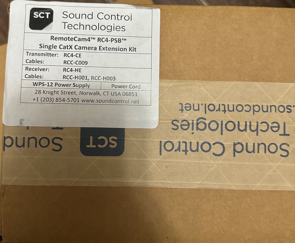 Sound Control Technologies RemoteCam4 Digital Camera Extension Kit RC4-PSB NEW