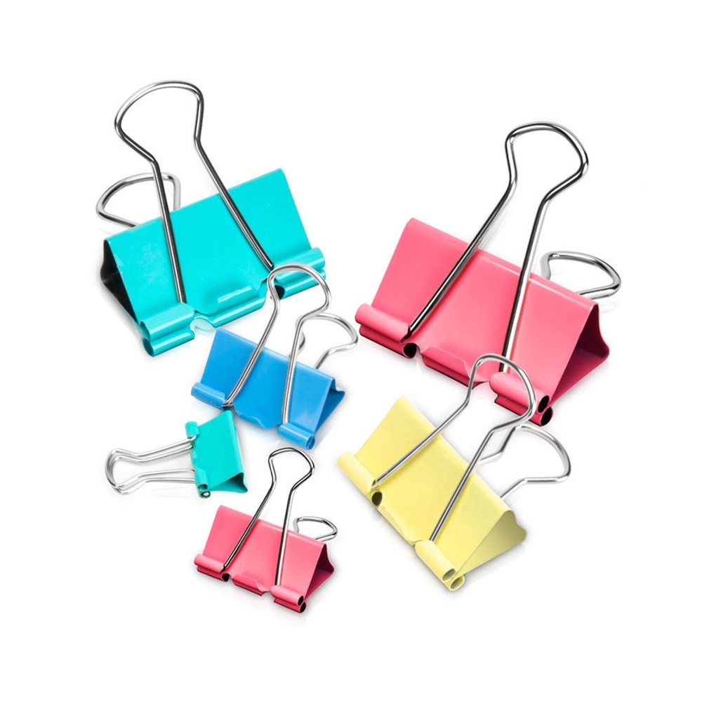 Binder Clips - Assorted Sizes 100 Count, X Large, Large, Medium, Small, Mini ...