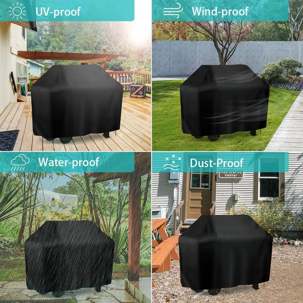 BBQ Gas Grill Cover Barbecue Waterproof Outdoor Heavy Duty UV Protection 57 Inch