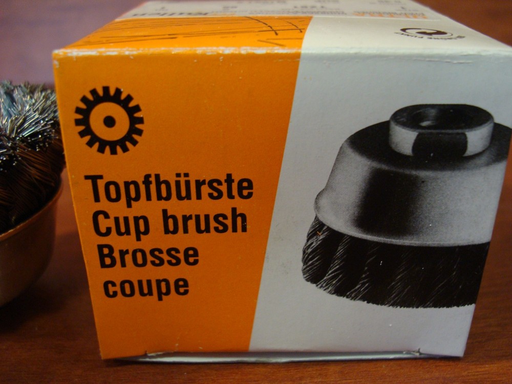 Cup wire brush 65mm topfburste