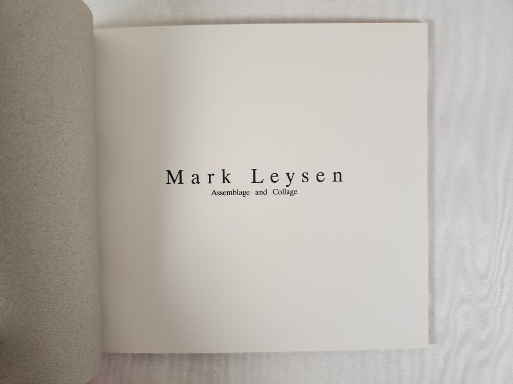 Mark Leysen Assemblage And Collage + 2 Postcards Exhibition