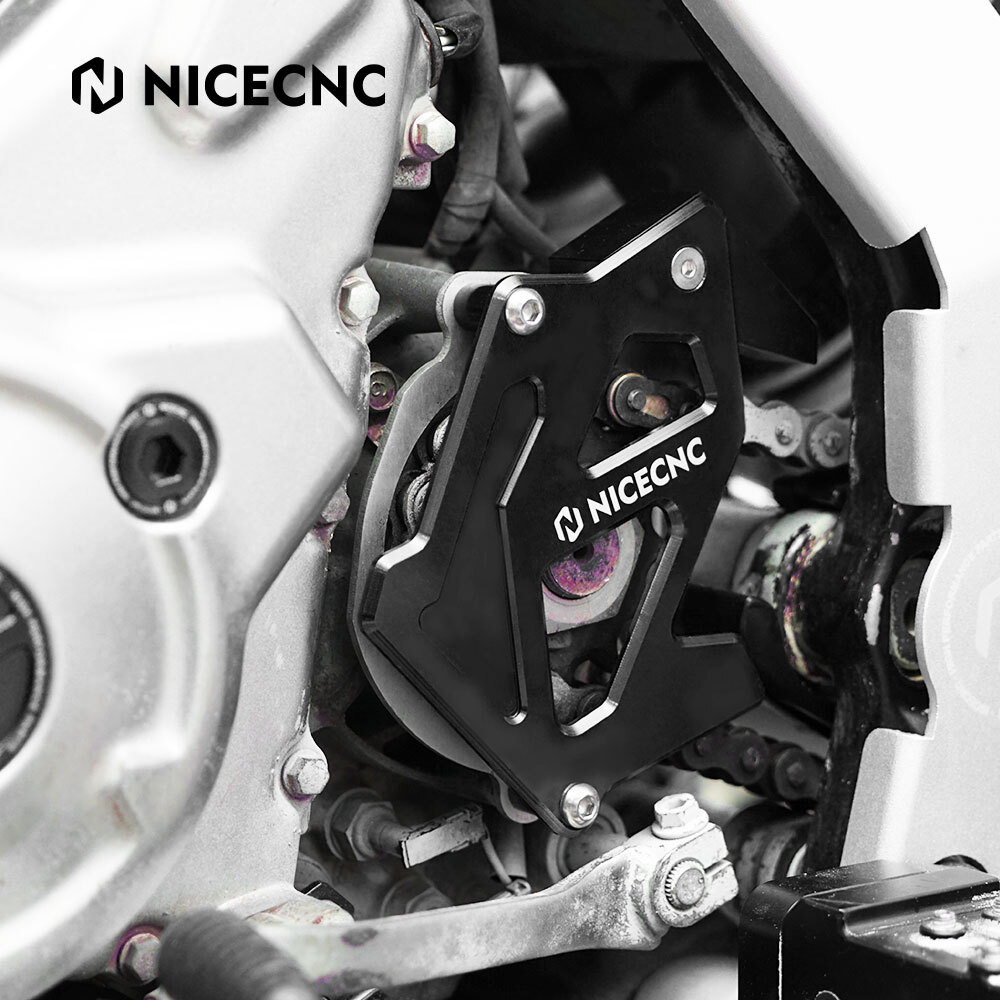 NICECNC Case Saver Chain Guide Guard For Yamaha Raptor 700 700R 2006-2023 Black