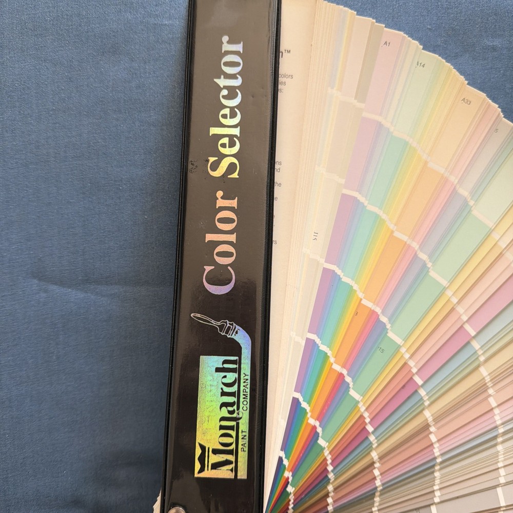 Monarch Color Selector Panel 1488 Color Chart