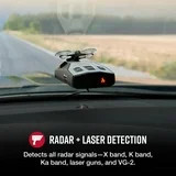 Laser Radar Detector Long Range False Alert Filter Display