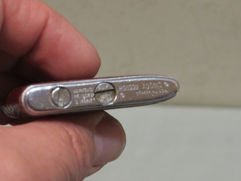 Vintage Ronson Adonis Lighter, Monogramed, Untested