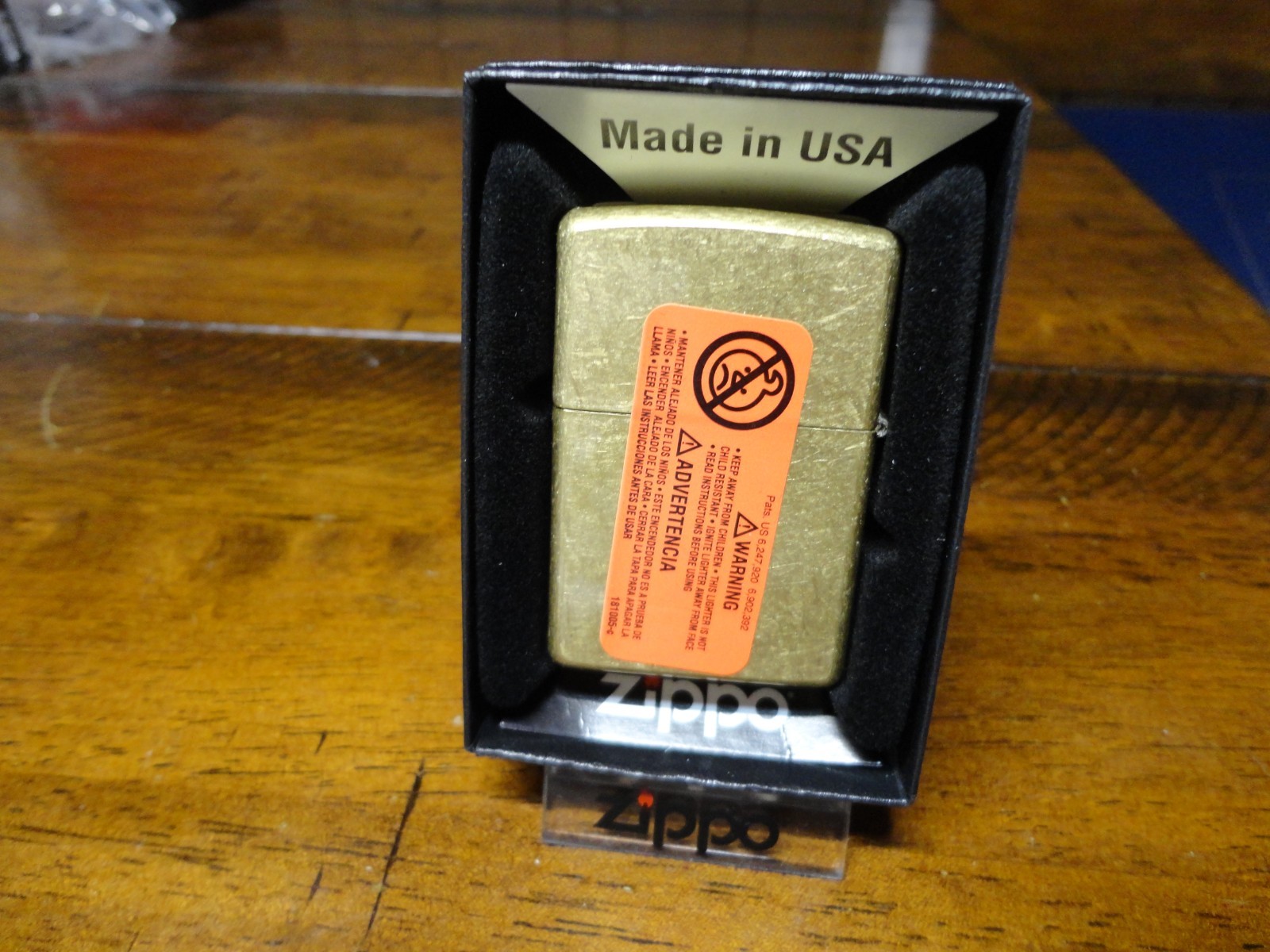 FLOCK OF TURKEY CASE XX KNIFE ZIPPO LIGHTER MINT IN BOX