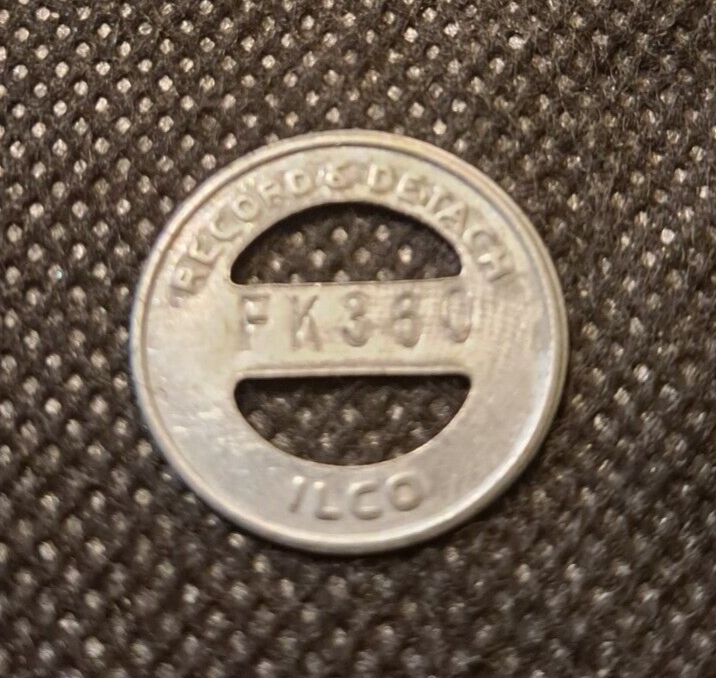 RECORD & DETACH ILKO FK860 TOKEN! e8694UXX
