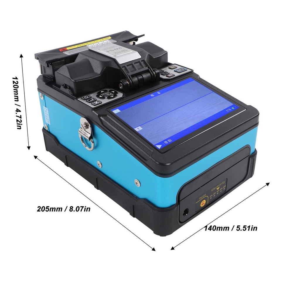 Fusion Splicer Machine Automatic Optical Fiber Cleaver Welding Toolbox Tool Kit