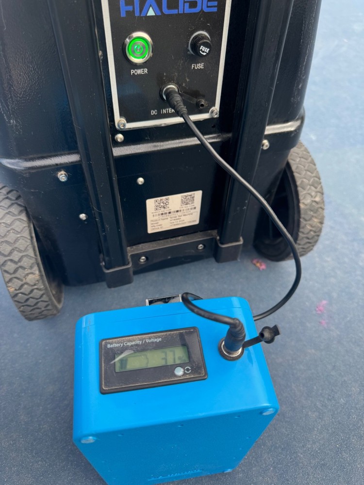 tennis ball machine halide
