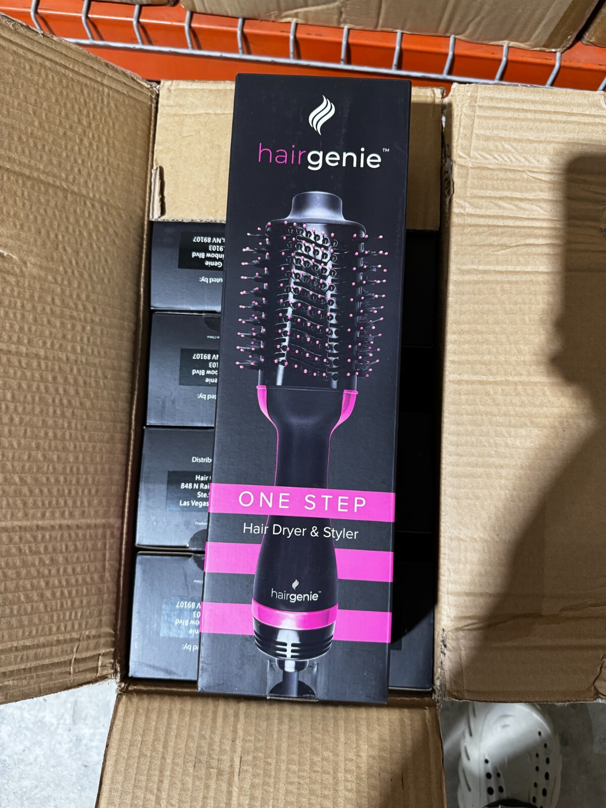 Hair Dryer Brush HairGenie - 4-in-1 Blow Dryer & Volumizing Styler for All Hair