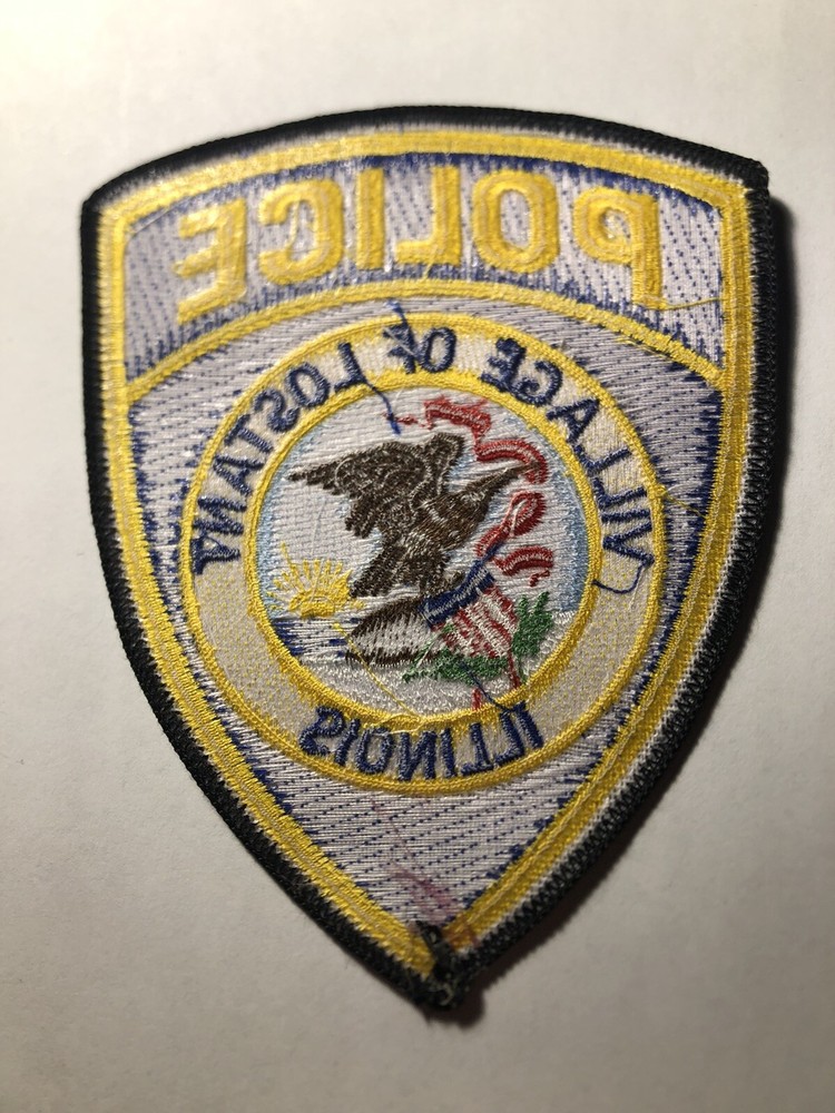 Lostant Illinois Police Patch ~ RARE
