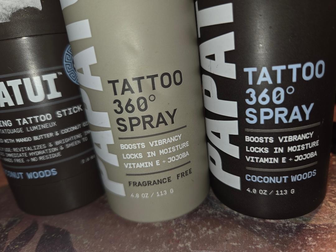 3 Piece Papatui Tattoo Care Products (2)Enhancing Sprays and (1)Stick