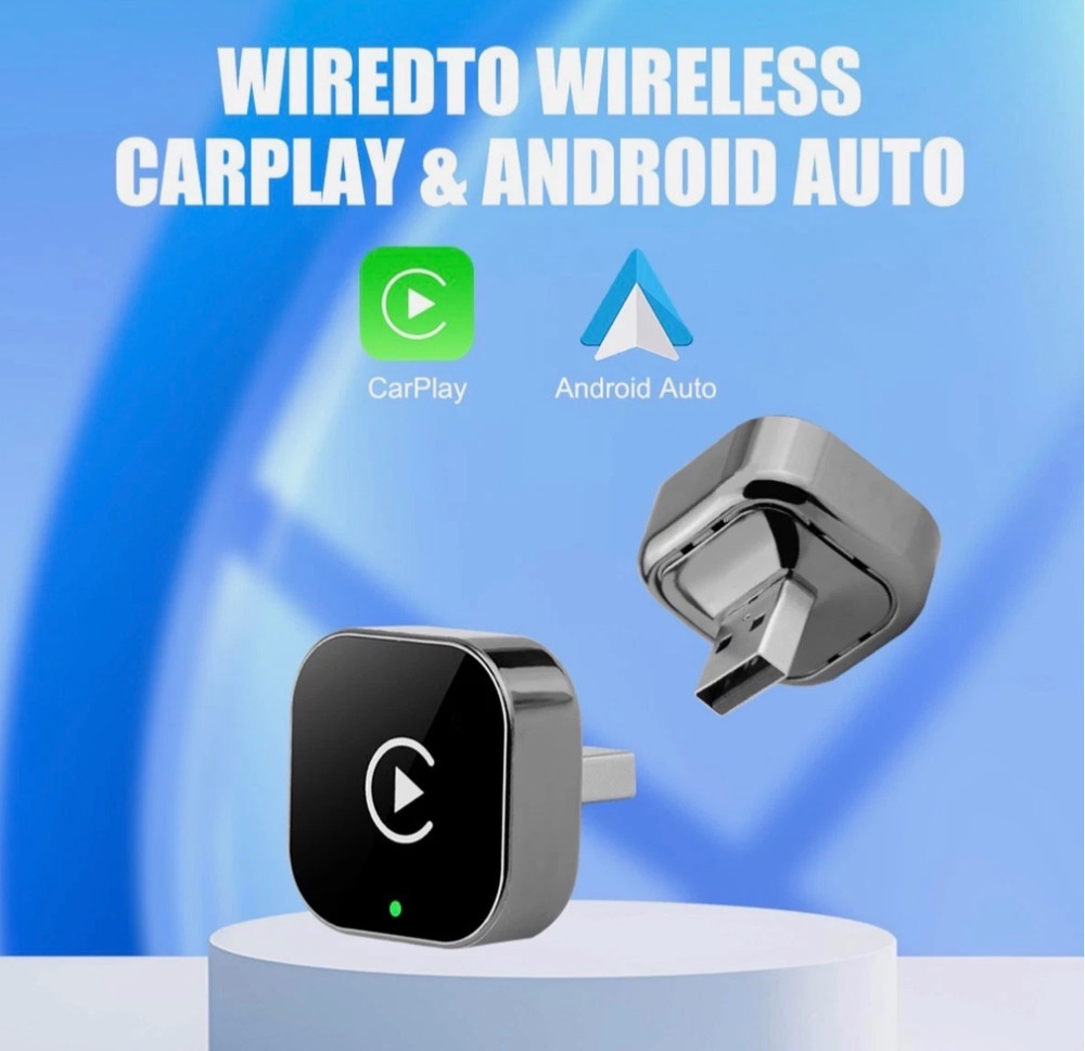USB Auto Wireless CarPlay Adapter For iPhone Apple Wireless Dongle Plug ＆ Play