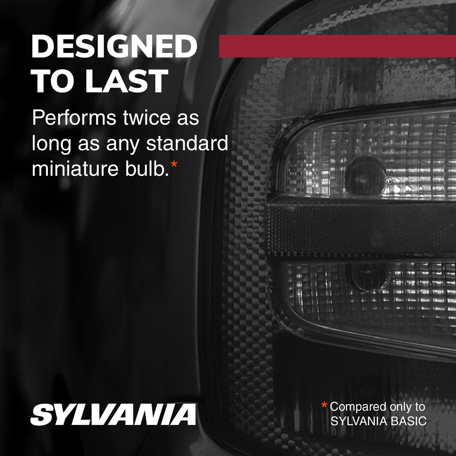 SYLVANIA 7443 Long Life Mini Bulbs – Reliable DRL & Reverse Lights (2 Pack)