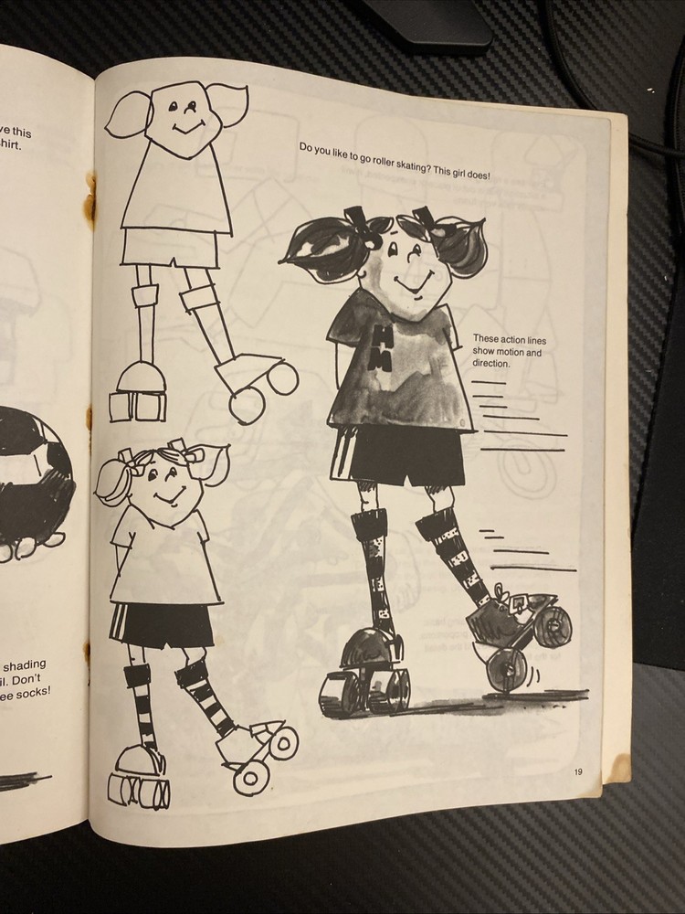 How To Draw Funny People - 1981 Book
