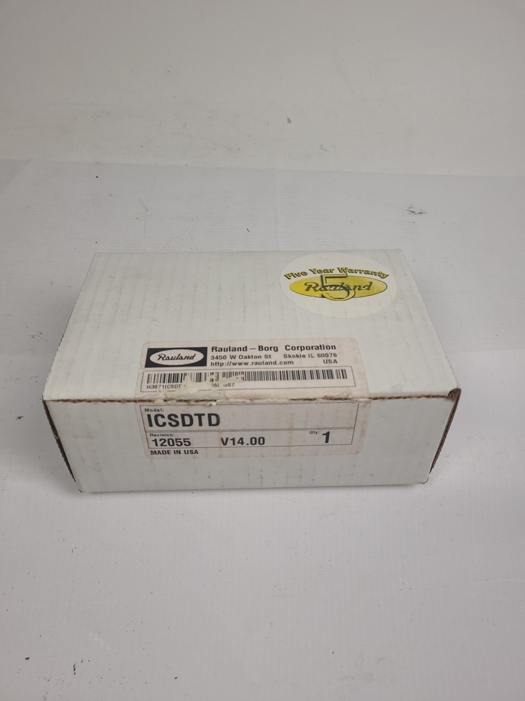 Rauland Borg ICSDTD Telecenter Intercom Desk Module P8