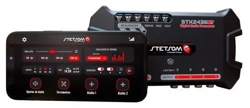 Stetsom STX2436 Digital Audio Processor 2 Channels 4 Way Bluetooth DSP Crossover