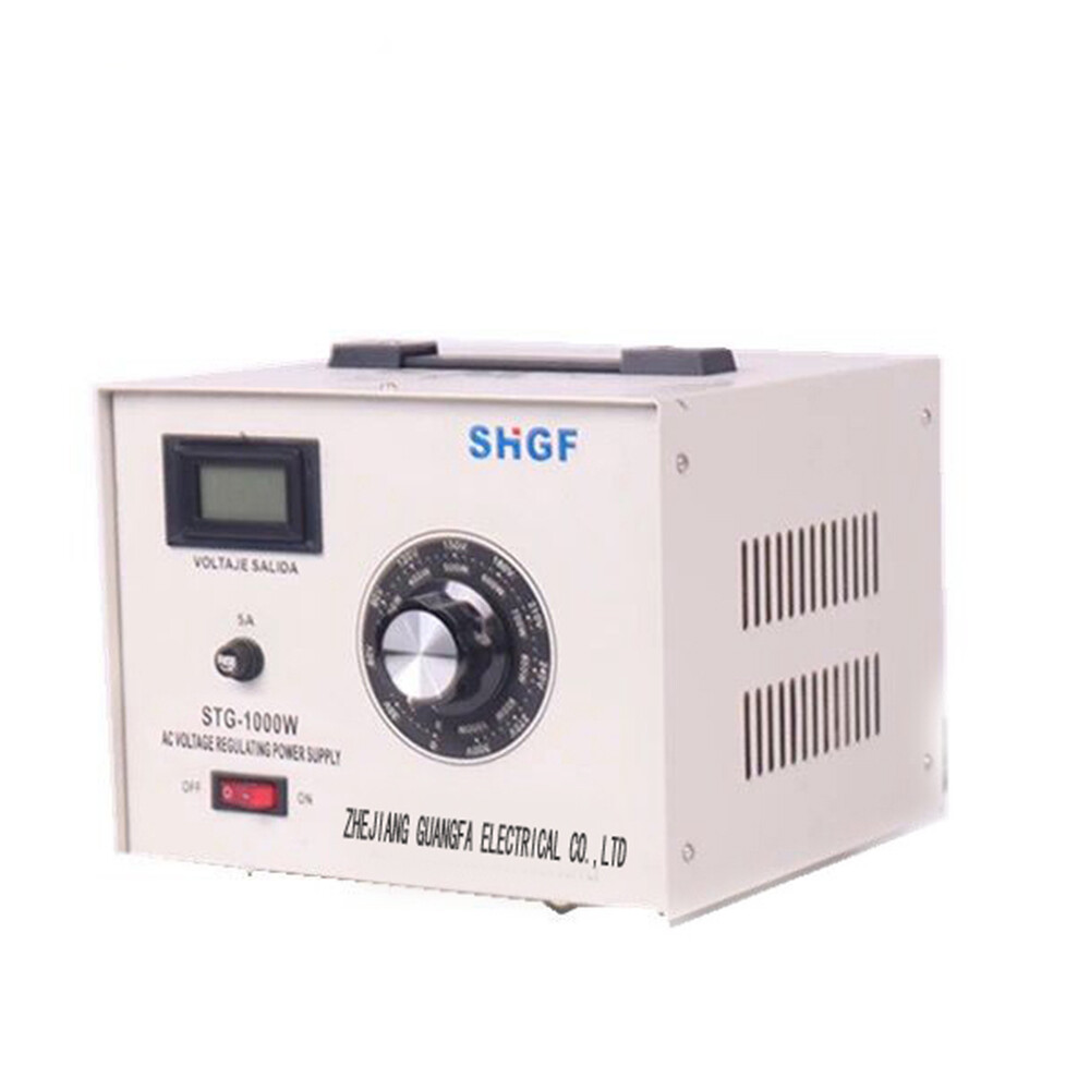 STG-1000W Variable Variac Auto Transformer Voltage Regulator Metered 0-300V