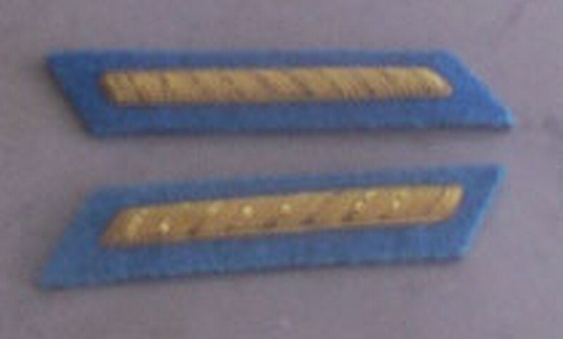 2nd Lt Collar Tabs, Infantry, Civil War, New