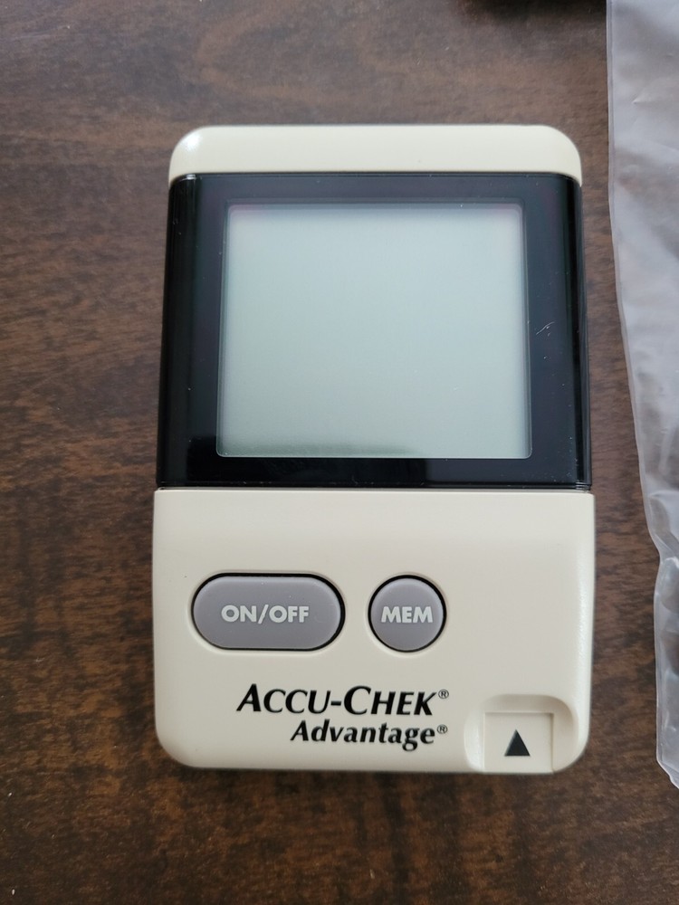 Accu-check Advantage Glucose Meter With Glucose Solution USED-Works