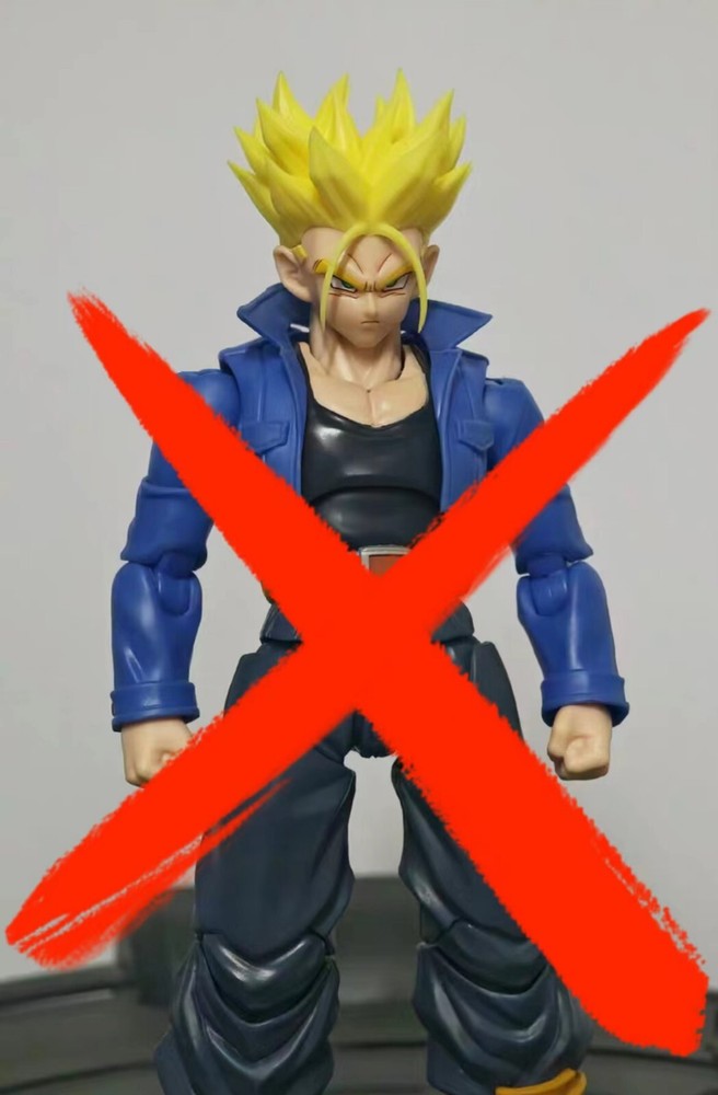 DKO custom Trunks 1/12 shf Trunks yellow head sculpt kit（No Figure）