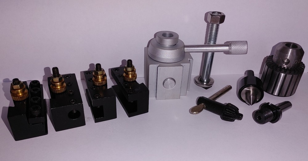 Sherline Lathe Quick Change Tool Post and Tooling Package "NEW" w/ parting blade