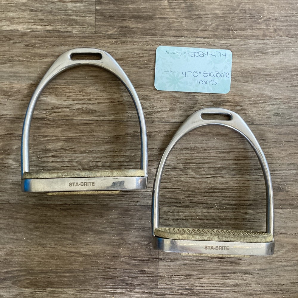 4.75” Sta-Brite Stainless Stirrup Irons