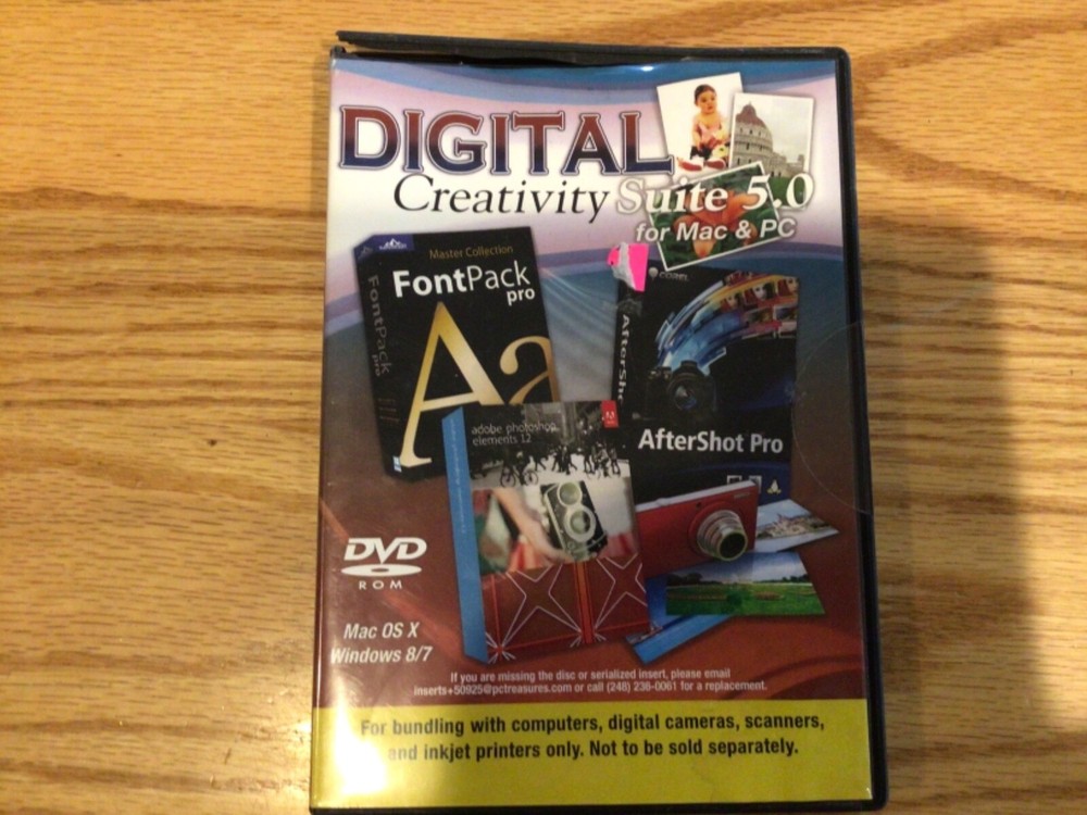 Digital Creativity Suite 5.0 for Mac & PC - DVD Rom