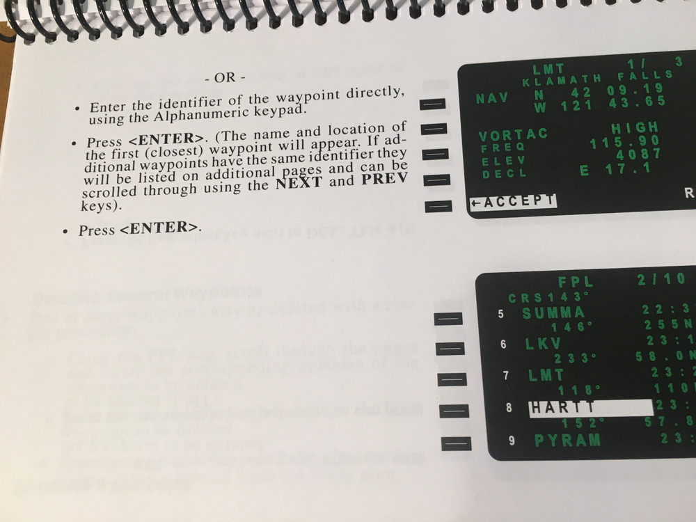 Universal Avionics UNS-1 Quick Start Guide