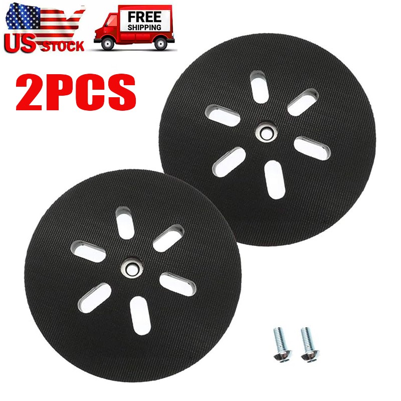 2Pcs 6" 6-Hole Hook&Loop Sander Pad For Bosch RS6045 3727DVS 3727DEVS GEX150