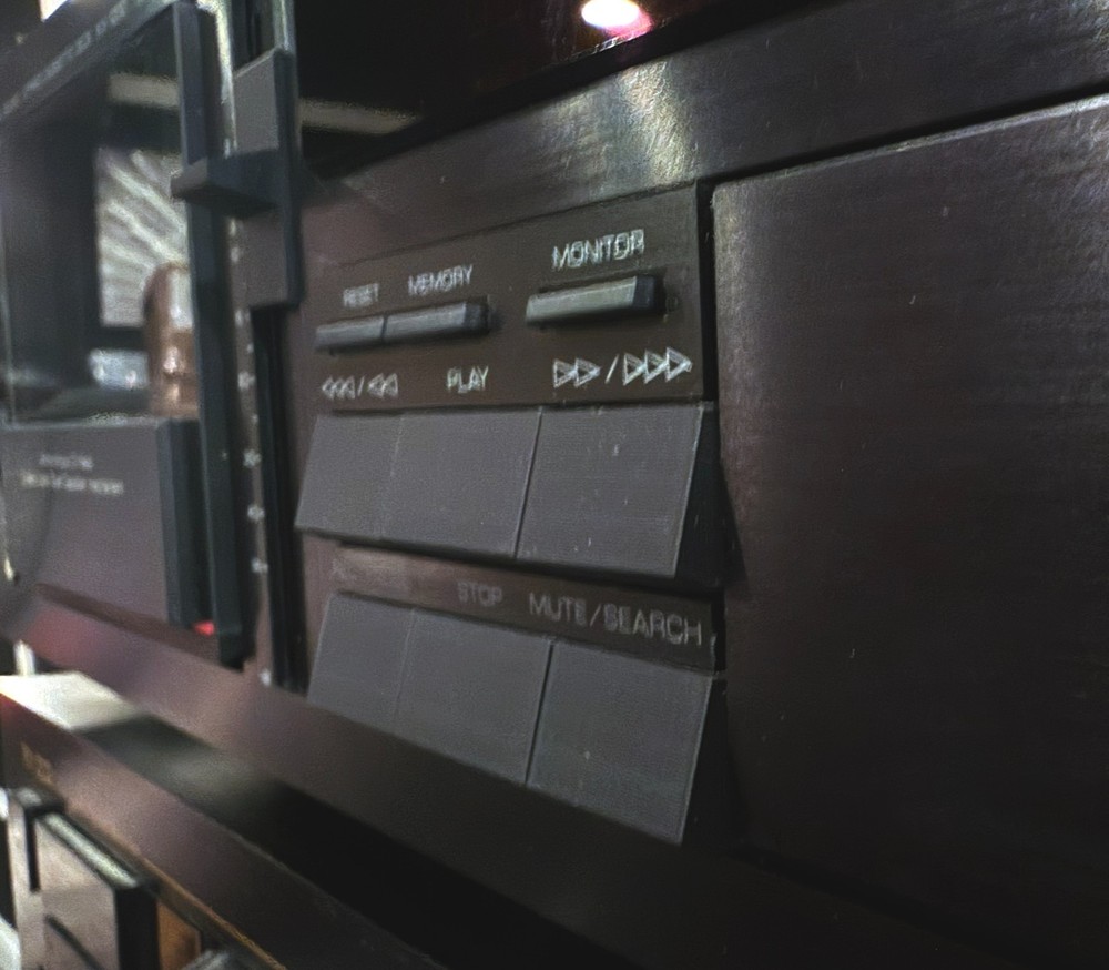 3D printed replacement knobs /Trim for Yamaha KX-1200 / C-300 Tape decks